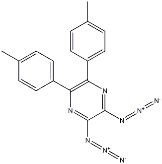 2,3-Diazido-5,6-bis(4-methylphenyl)pyrazine Struktur