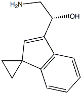 (R)-2-Amino-1-(spiro[cyclopropane-1,1'-[1H]inden]-3'-yl)ethanol Struktur