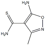 5-Amino-3-methylisoxazole-4-carbothioamide Struktur