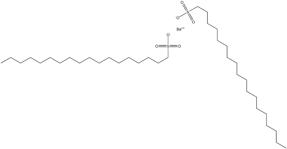 Bis(octadecane-1-sulfonic acid)barium salt Struktur