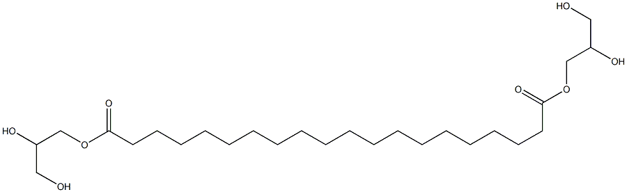 Eicosanedioic acid bis(glycerine ester) Struktur