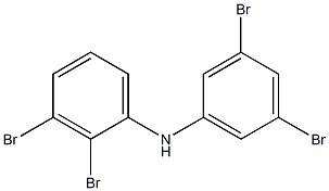 2,3-Dibromophenyl 3,5-dibromophenylamine Struktur