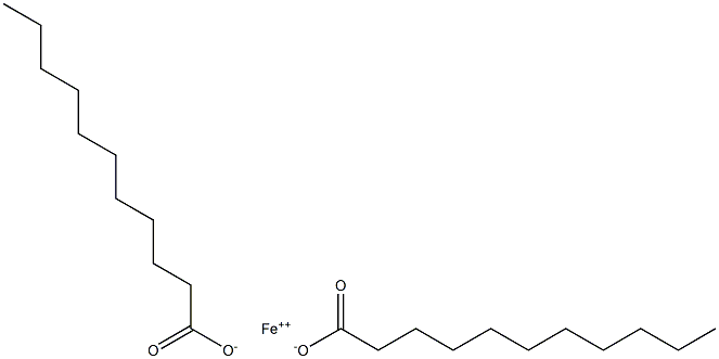 Diundecanoic acid iron(II) salt Struktur