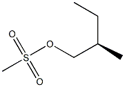 (-)-Methanesulfonic acid (R)-2-methylbutyl ester Struktur