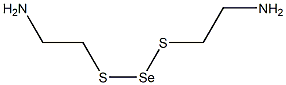 Bis(2-aminoethylthio)selenium Struktur