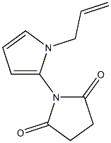 N-(1-Allyl-1H-pyrrol-2-yl)succinimide Struktur