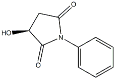 (2S)-2-Hydroxy-N-phenylsuccinimide Struktur