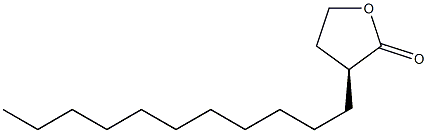 (S)-3-Undecyldihydrofuran-2(3H)-one Struktur