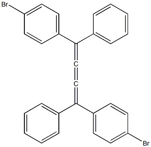 1,4-Bis(4-bromophenyl)-1,4-diphenylbutane-1,2,3-triene Struktur