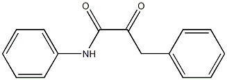 N,3-Diphenyl-2-oxopropanamide Struktur