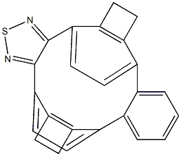 3,4-[o-Phenylenebis(ethylene-4,1-phenylene)]-1,2,5-thiadiazole Struktur