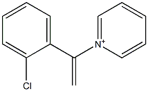 1-[1-(2-Chlorophenyl)ethenyl]pyridinium Struktur