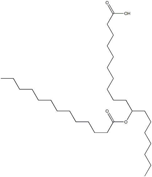 11-Tridecanoyloxyoctadecanoic acid Struktur