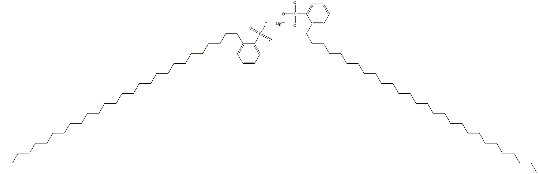 Bis(2-octacosylbenzenesulfonic acid)magnesium salt Struktur