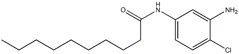 N-(3-Amino-4-chlorophenyl)decanamide Struktur