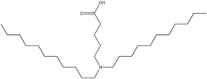 5-(Diundecylamino)valeric acid Struktur