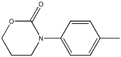 3-(4-Methylphenyl)tetrahydro-2H-1,3-oxazin-2-one Struktur