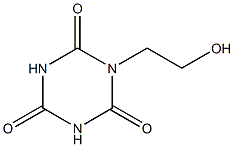 1-(2-Hydroxyethyl)hexahydro-1,3,5-triazine-2,4,6-trione Struktur