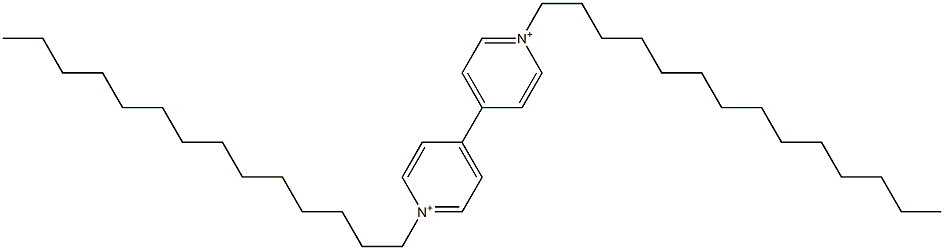 1,1'-Bistetradecyl-4,4'-bipyridinium Struktur