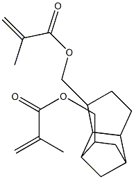 Bismethacrylic acid tricyclo[5.2.1.02,6]decane-3,9-diylbismethylene ester Struktur