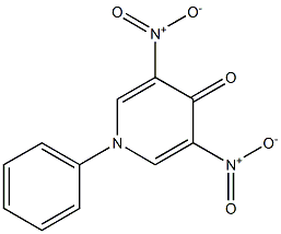 1-Phenyl-3,5-dinitropyridin-4(1H)-one Struktur