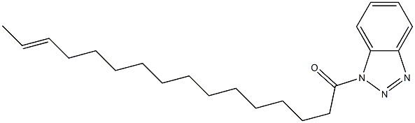 1-(14-Hexadecenoyl)-1H-benzotriazole Struktur