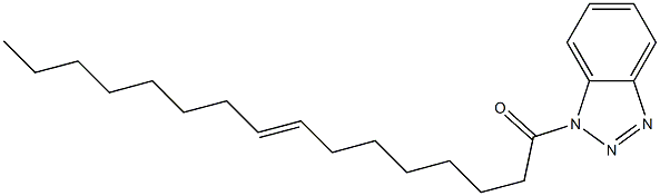 1-(8-Hexadecenoyl)-1H-benzotriazole Struktur