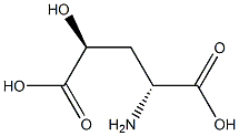 (2R,4S)-2-Amino-4-hydroxypentanedioic acid Struktur