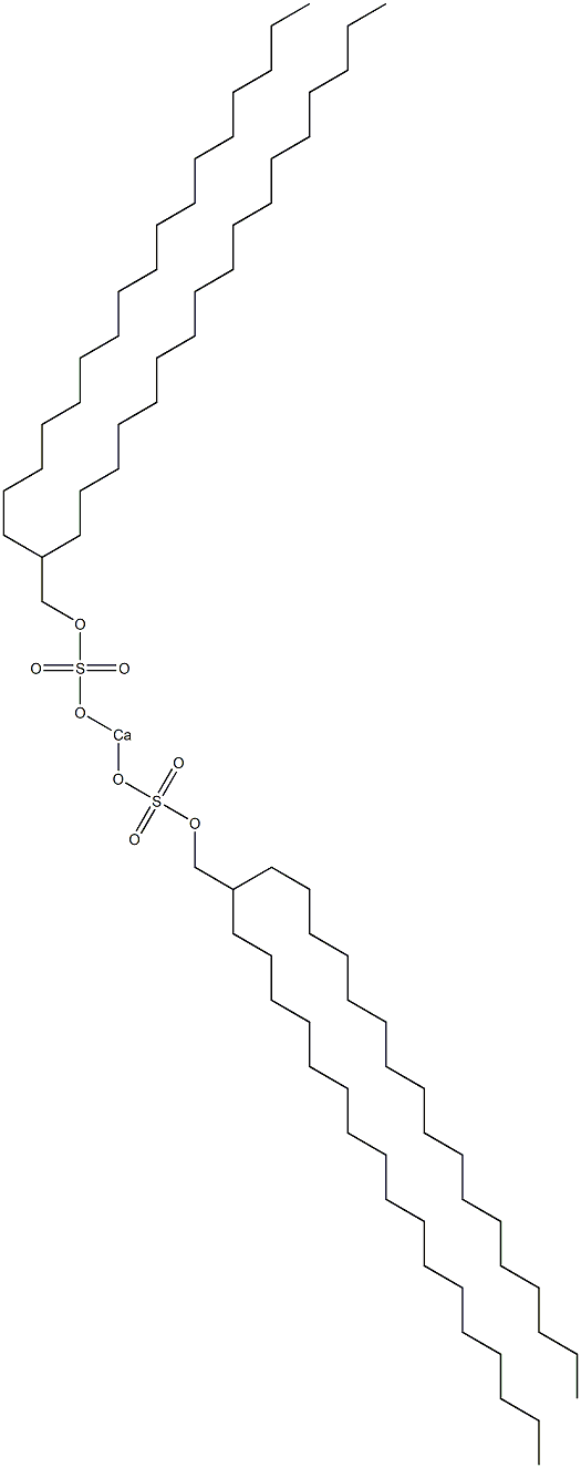 Bis(2-heptadecylnonadecyloxysulfonyloxy)calcium Struktur