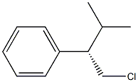 (+)-[(S)-1-(Chloromethyl)-2-methylpropyl]benzene Struktur