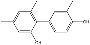 3',4,6-Trimethyl-1,1'-biphenyl-2,4'-diol Struktur