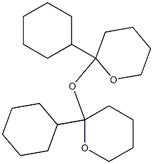 Cyclohexyltetrahydro-2H-pyran-2-yl ether Struktur