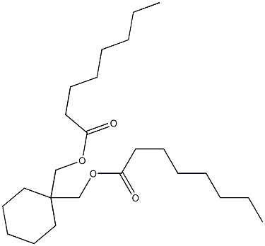 1,1-Cyclohexanedimethanol dioctanoate Struktur