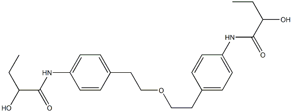 4-(2-Hydroxybutyrylamino)phenylethyl ether Struktur