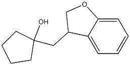 1-[(2,3-Dihydrobenzofuran)-3-ylmethyl]cyclopentan-1-ol Struktur