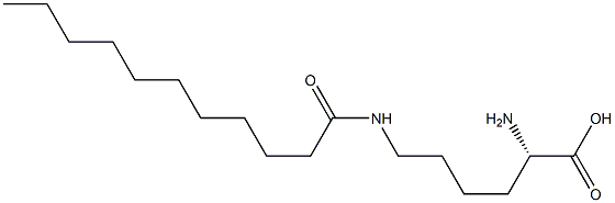 N6-Undecanoyllysine Struktur