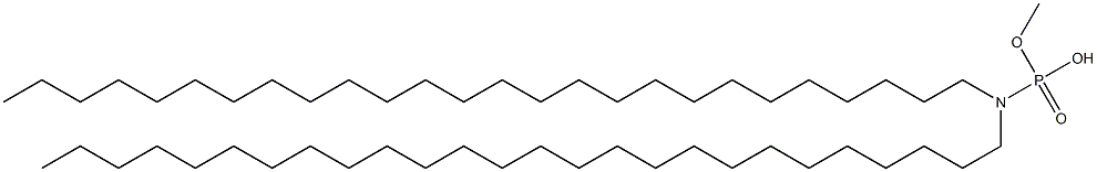 N,N-Dihexacosylamidophosphoric acid hydrogen methyl ester Struktur