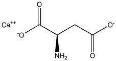 (R)-2-Aminobutanedioic acid calcium salt Struktur