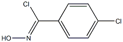 N-Hydroxychloro(4-chlorophenyl)methanimine Struktur