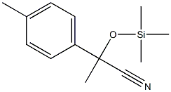 2-(4-Methylphenyl)-2-(trimethylsilyloxy)propanenitrile Struktur