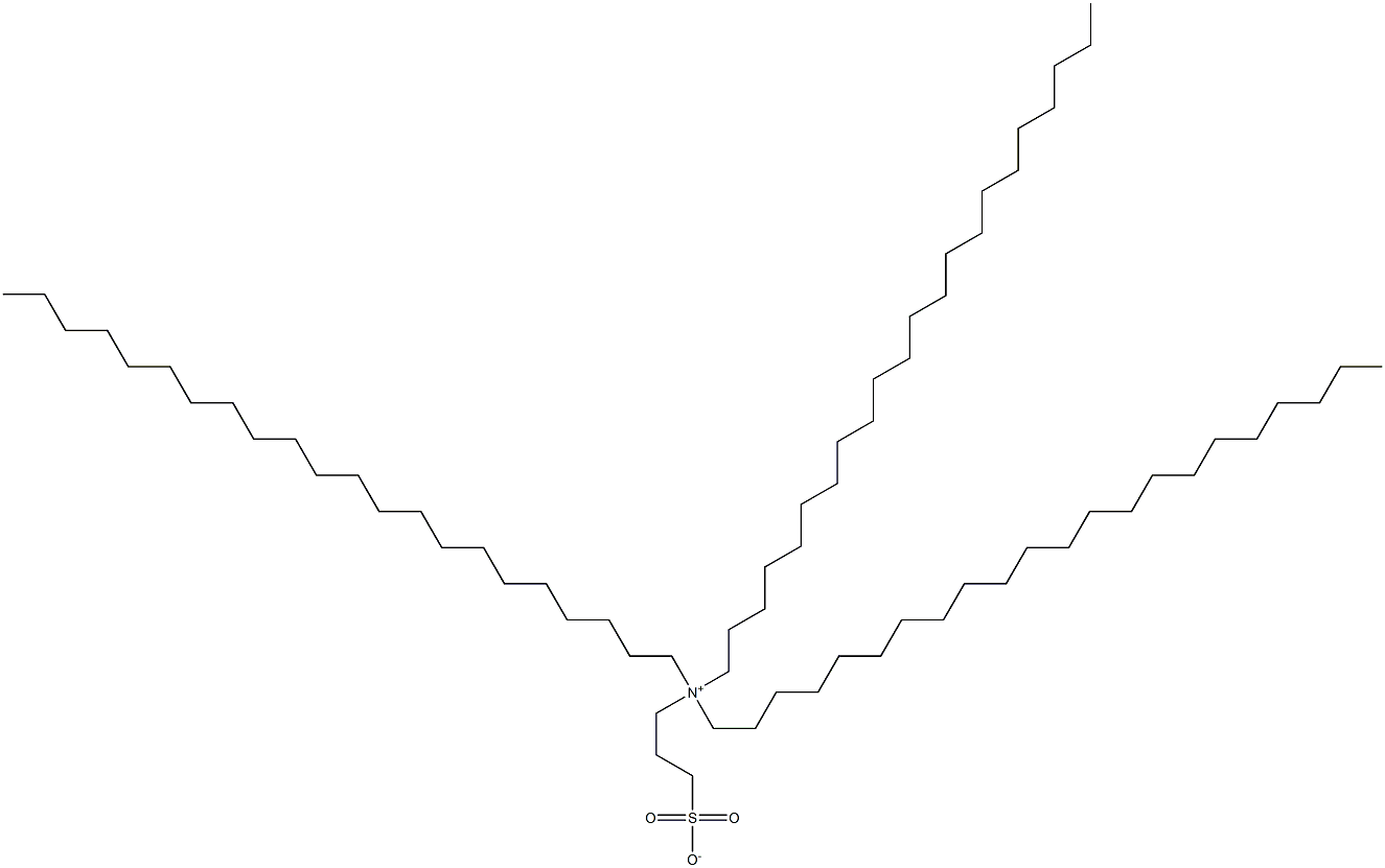 N,N-Didocosyl-N-(3-sulfonatopropyl)-1-docosanaminium Struktur