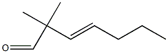 2,2-Dimethyl-3-heptenal Struktur