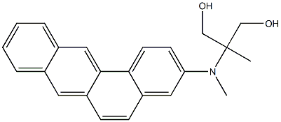 2-[(Benz[a]anthracen-3-yl)methylamino]-2-methyl-1,3-propanediol Struktur