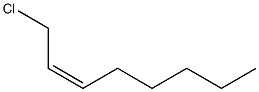 (Z)-1-Chloro-2-octene Struktur