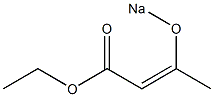 3-(Sodiooxy)-2-butenoic acid ethyl ester Struktur