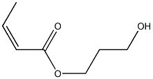 1,3-Propanediol 1-isocrotonate Struktur