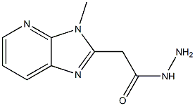 3-Methyl-3H-imidazo[4,5-b]pyridine-2-acetohydrazide Struktur