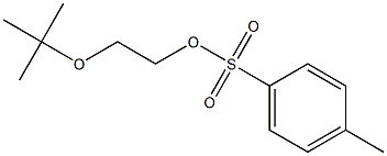 4-Methylbenzenesulfonic acid 2-tert-butoxyethyl ester Struktur