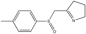 (+)-2-[(p-Tolylsulfinyl)methyl]-1-pyrroline Struktur