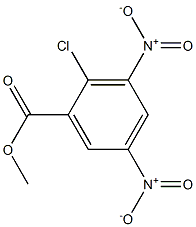 2-Chloro-3,5-dinitrobenzoic acid methyl ester Struktur